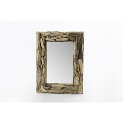 Miroir rectangle petit modèle en bois - Amadeus