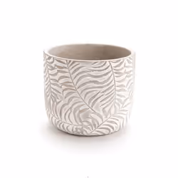 Cache pot Feuilles grand modèle (lot de 2) - Amadeus