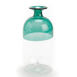 Vase bicolore bleu - Amadeus