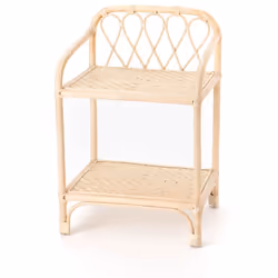 Pour une ambiance bohème chic, ce bout de canapé en bambou et rotin est idéal ! Vous apprécierez le travail soigné du tressag ...