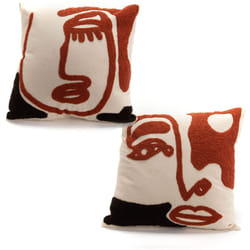 Coussins visage 45x45 cm (lot de 2) - Amadeus