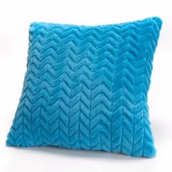 Coussin bleu turquoise chevron 40x40 cm - Amadeus