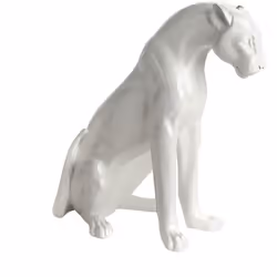 Majestueuse et féline, cette panthère blanche vous séduira ! Elle ajoutera du cachet à votre intérieur. Matière : Résine Coul ...