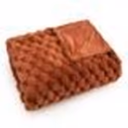 Plaid Diana 76 x 42 cm Terracotta