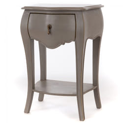 Chevet 1 tiroir Murano Taupe - Amadeus