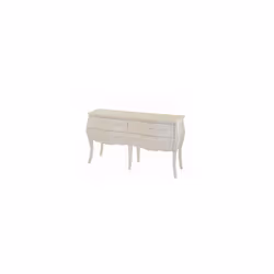 Bénéficiez de rangement supplémentaire chez vous en optant pour cette commode double 4 tiroirs blanc qui offre plus d'espace  ...