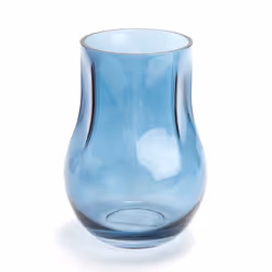 Vase Belly bleu 16 cm - Amadeus