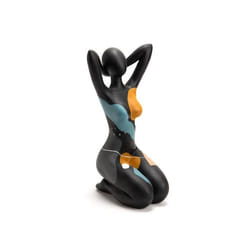Statue Femme Grandeur Nature 38 cm 22 x 20 x 38 Noir