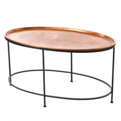 Table basse ovale cuivre - Amadeus