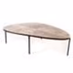 Table basse galet or - Amadeus