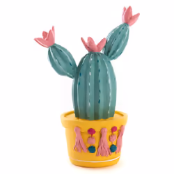 Cette jolie tirelire Alma en forme de cactus est parfaite pour pouvoir faire des petites économies. Grâce à celles-ci, votre ...