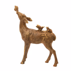 La Biche dorée debout de chez Amadeus en polyrésine est une véritable œuvre d'art qui apportera une touche de nature et de po ...