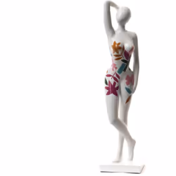 Fabriquée en polyrésine, la statue femme Inéa blanc est un accessoire de décoration unique, conçu pour apporter une touche de ...