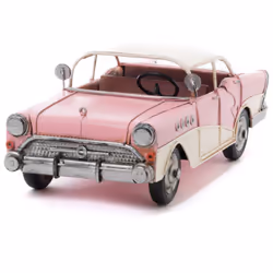 La voiture cubaine rose est un objet de décoration vintage qui évoque l'âge d'or des voitures américaines des années 1950. Ce ...