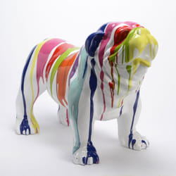 Bulldog usa Trash blanc 43 cm - Amadeus