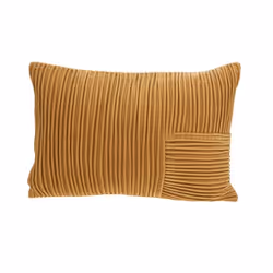 Coussin avec plis en velours 40x60 cm - Amadeus