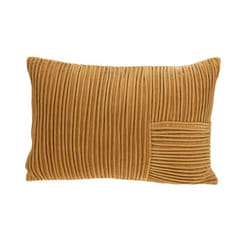 Coussin avec plis en velours 40x60 cm - Amadeus