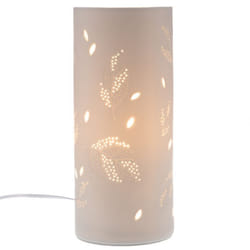 Lampe tube feuilles 28 cm - Amadeus