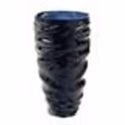 Vase cobi 25 cm noir - Amadeus