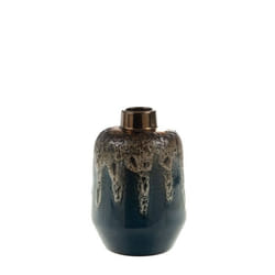 Vase campagne bleu nuit 28 cm - Amadeus