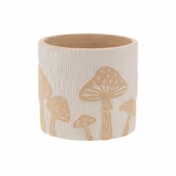 Apportez une touche naturelle et originale à votre décoration avec le cache-pot Champignon 17,5 cm en ciment de chez Amadeus. ...