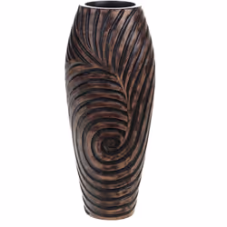 Découvrez l'élégance minimaliste avec le vase rond Manihi, une pièce de décoration audacieuse qui évoque la chaleur de la ter ...