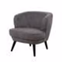 Fauteuil Dagmard Kily gris - Amadeus