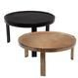 Set de 2 tables basses métal duo - Amadeus