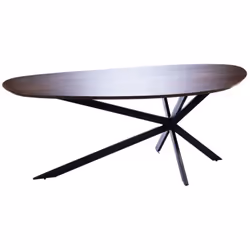 Découvrez l'élégance intemporelle de la table à manger Porto par Amadeus. Fabriquée avec soin à partir de bois de manguier de ...