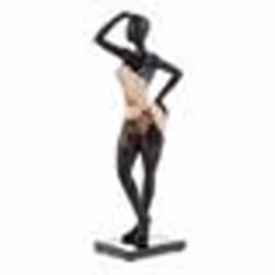 Statue femme Julian noir 40 cm - Amadeus