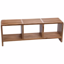 Plongez dans l'harmonie de la nature avec le banc Calopsite naturel d'Amadeus, une pièce de mobilier exceptionnelle en bois d ...