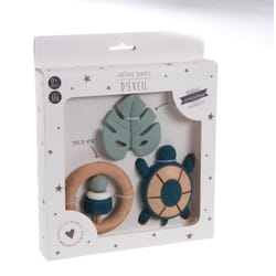 Coffret 3 jouets éveil tortue - Amadeus