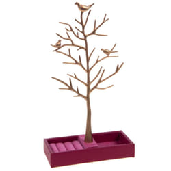 Porte bijoux Arbre de vie Fuchsia - Amadeus