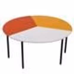Table basse trois couleurs - Amadeus