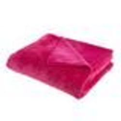 Plaid Damier 130 x 170 cm Fushia