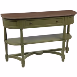 La console Bohème d'Amadeus, en bois, s'intègre harmonieusement dans n'importe quelle pièce : chambre à coucher, bureau ou en ...