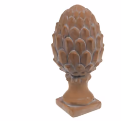Découvrez la splendide pomme de pin terracotta de 29 cm en ciment, une création remarquable signée Amadeus. Cette pièce allie ...