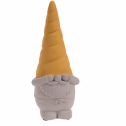 Découvrez le Gnome Sage en ciment 18,5 cm de chez Amadeus accompagné d'un chapeau jaune, une touche originale et tendance pou ...