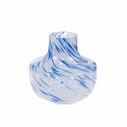 Vase Josh bleu 17 cm - Amadeus