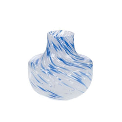 Vase Josh bleu 17 cm - Amadeus