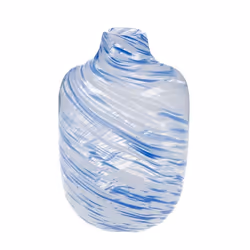 Vase Josh bleu 26 cm - Amadeus