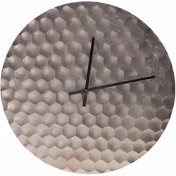 Soyez toujours à l'heure tout en embellissant votre maison avec cette magnifique horloge imitation balle de golf en aluminium ...