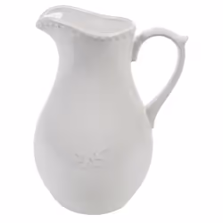 Découvrez le pichet Romy blanc en grès de 1,7L de chez Amadeus, un ajout élégant et pratique à votre collection de vaisselle. ...
