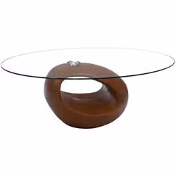 Découvrez la Table Basse Rocher Noyer, une pièce design qui allie élégance et originalité. Son pied sculptural en magnésium o ...