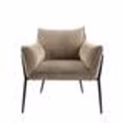 Fauteuil Rosie taupe - Amadeus