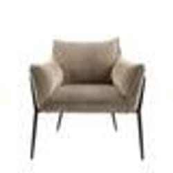 Fauteuil Rosie taupe - Amadeus
