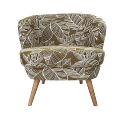 Fauteuil Dagmard feuille - Amadeus