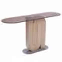 Console Alban en manguier et en verre - Amadeus
