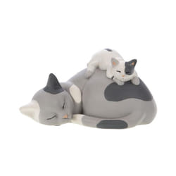 Amadeus - Chat maman et bébé dormeur
