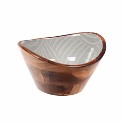 Saladier Positive amande 21 cm - Amadeus